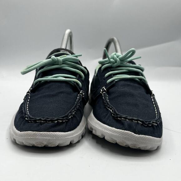 Skechers Shoes Womens 7 Navy On The Go Slip On Casual Walking Athleisure - Picture 2 of 12